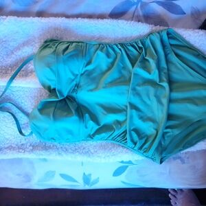 Green One-Piece Swimsuit